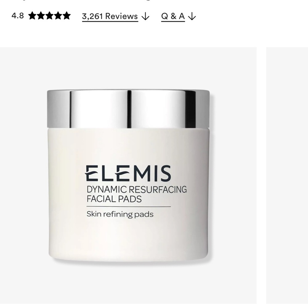 Elemis dynamic resurfacing facial pads